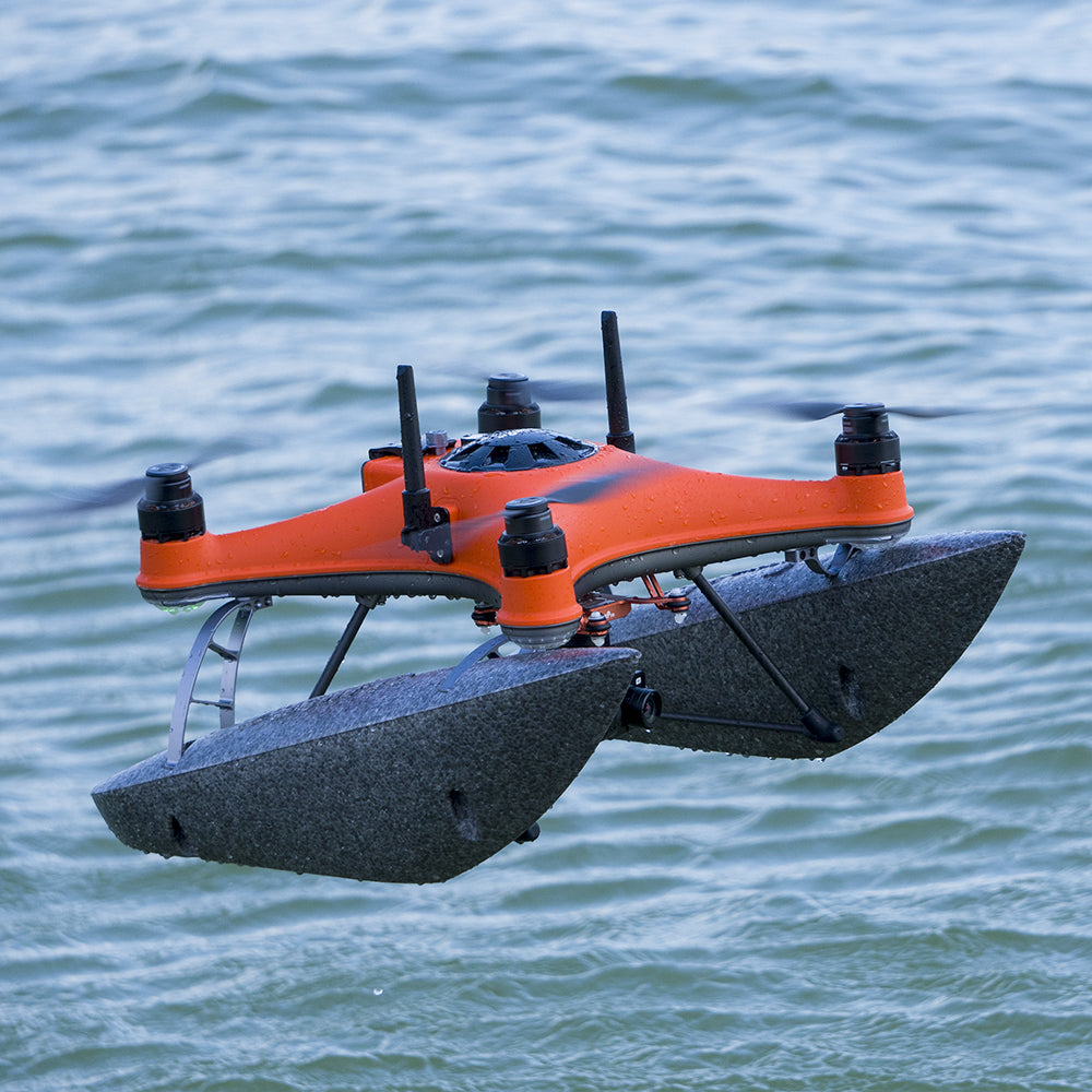 SplashDrone 4 together mount with Boat kits.