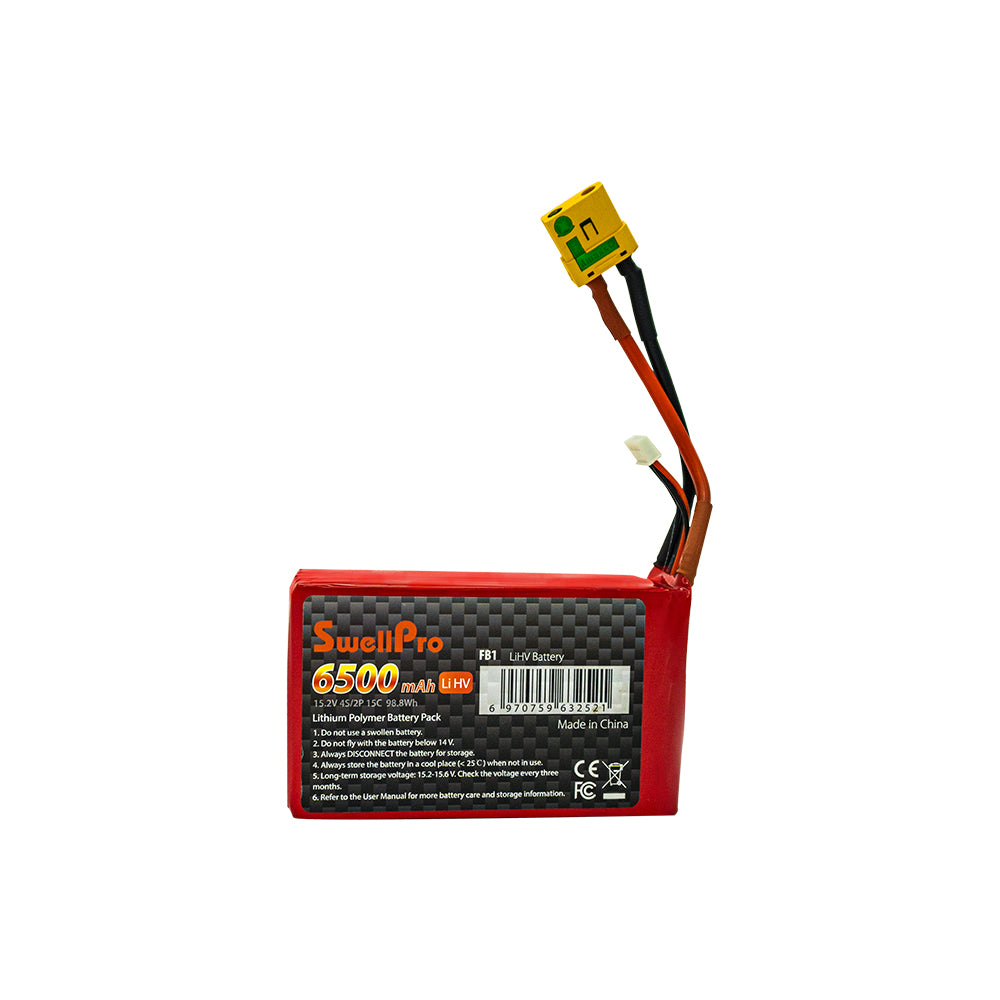 Fisherman FD1 4S LiHV 6500mAh | 98.8Wh Flight Battery - XT90 Connector Type - Swellpro Store