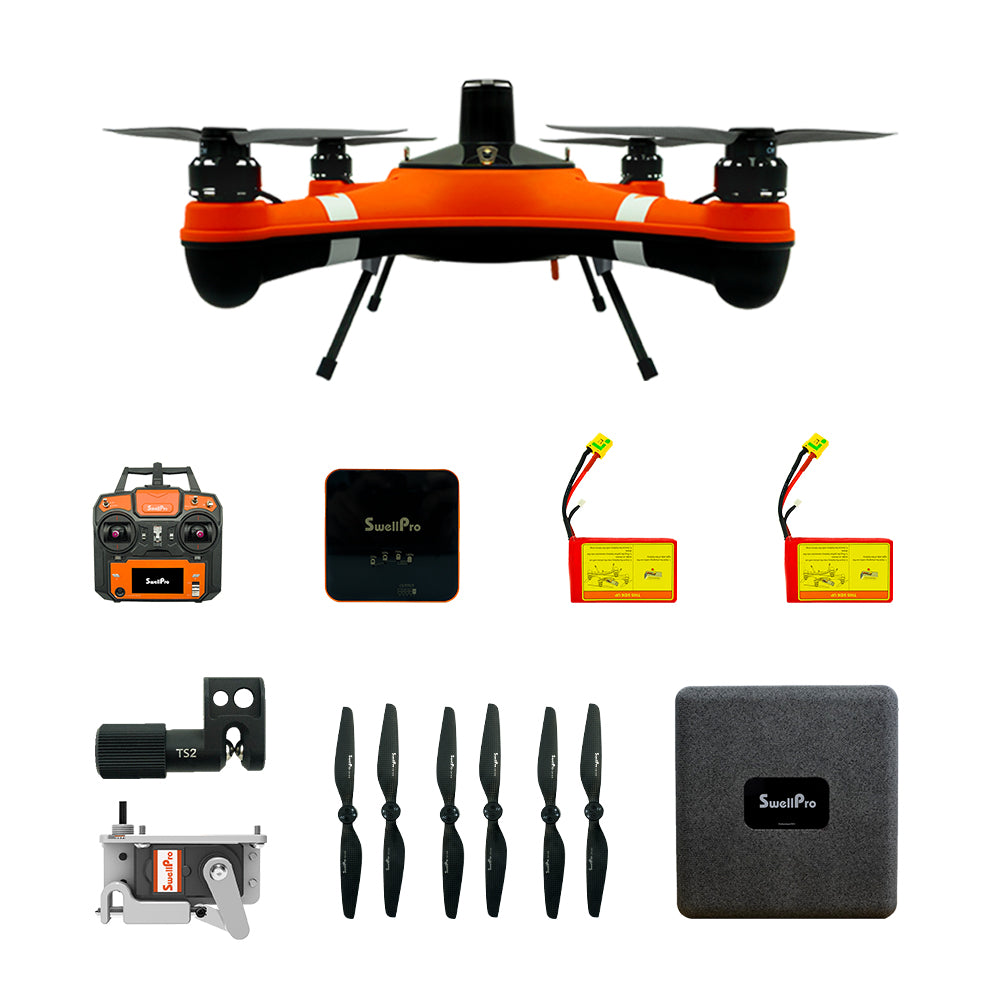 One set of Falconry FD1 drone will come with 1 extra battery, 1 pair of extra propllers and 1pcs FD1 trollsafe.